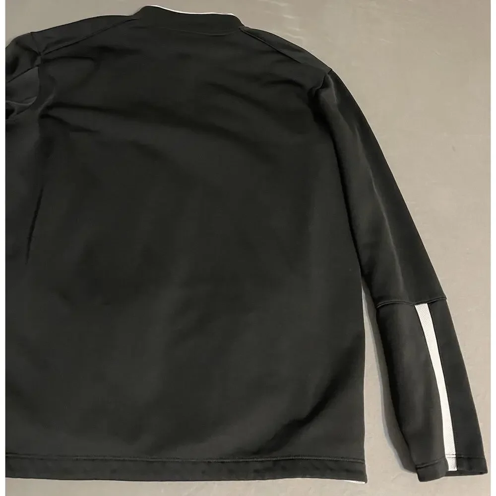 Nike Golf Therma-FIT 1/4 Zip Pullover Black White Men’s Large Excellent